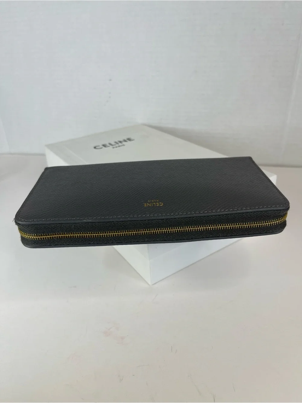 Celine Large Zipped Wallet With Dust Bag and Box